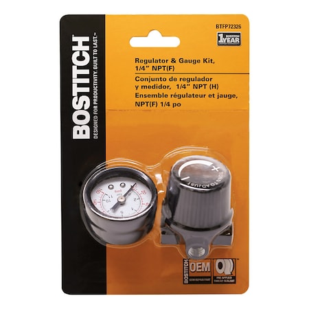 Bostitch Bostitch Plastic Adjustable Pressure Regulator BTFP72326